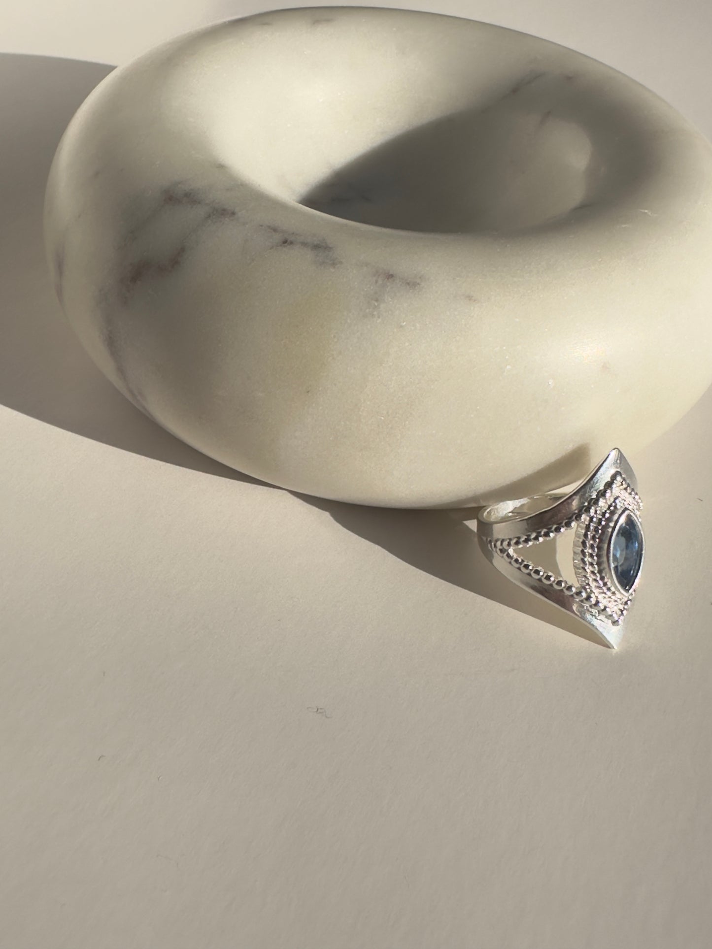 Aqua Marine Ring