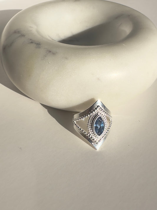 Aqua Marine Ring