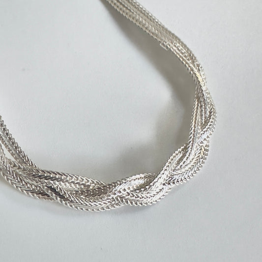 Braided Silver Bracelet