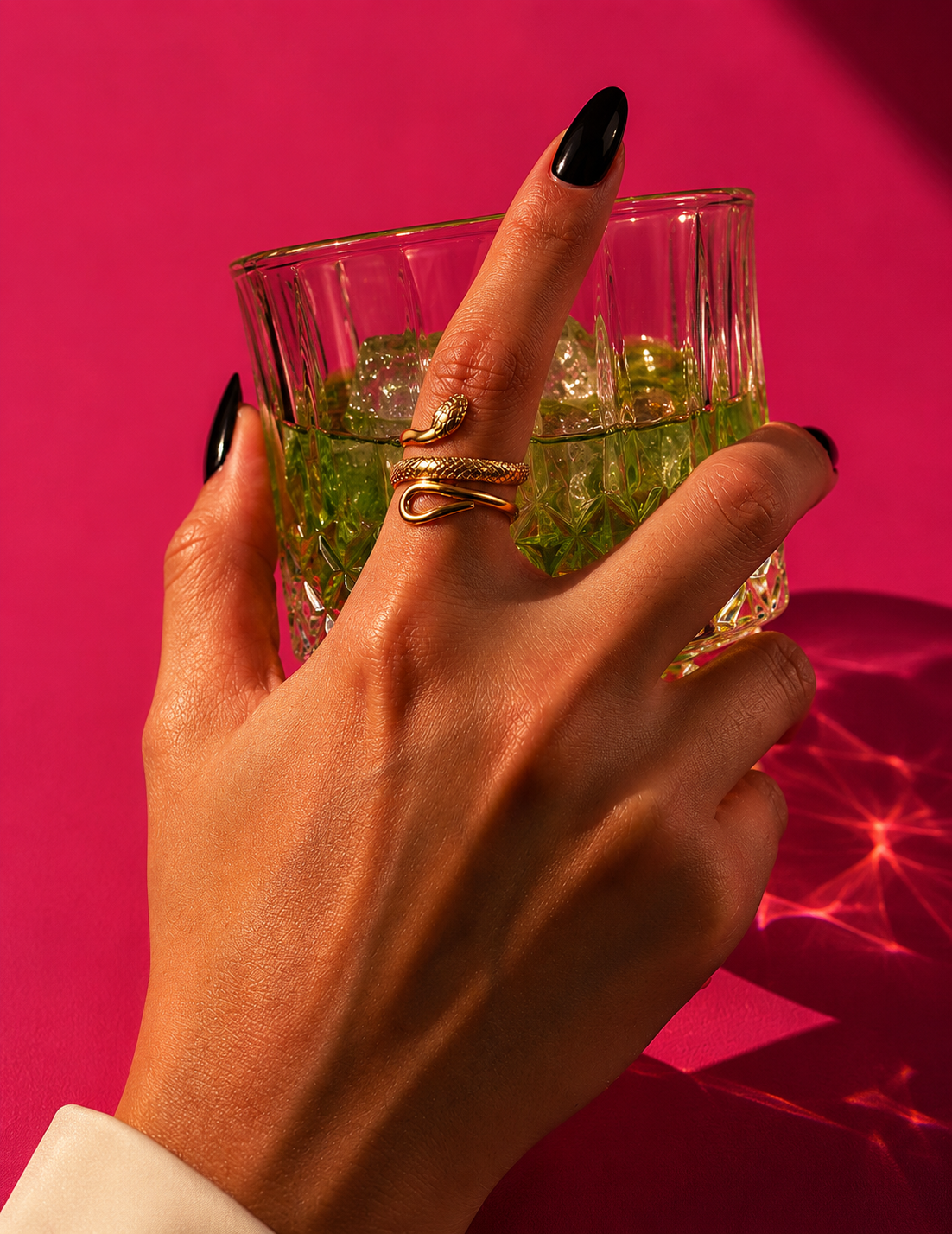 SNAKE ADJUSTABLE RING