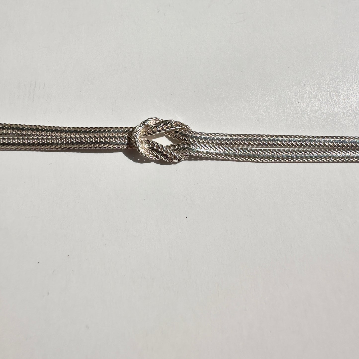 Silver Not Bracelet